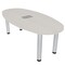 Skutchi Designs 33.5 in W, 59.5 in L, 29 in H, Engineered Wood Top, Ivory H-BOVL-3460-PT-26-EL - alternate 1